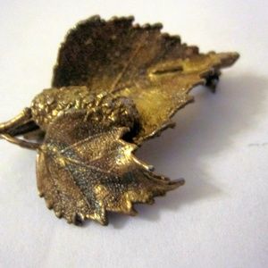 Vintage Vermeil Sterling Silver Tilia Danmark Pin
